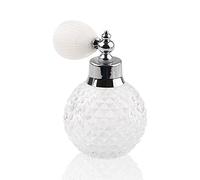 Coolrunner Crystal Art Vintage Style Refillable Perfume Atomizer Spray Bottle 100ml (Clear)