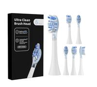 CoolSmile Replacement Toothbrush Heads for Philips Sonicare, Compatible with Philips HX3110, DiamondClean, ExpertClean, ProtectiveClean, Sonicare 3100, 4100, 5300, 6100, 7100, 6 Pack White