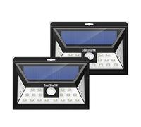 Coolstuffx 24 LED Motion Sensor Solar Security Lights. Waterproof, Sensitive Wide Angle Sensor, Ultra Bright LED, Smart Lighting Modes, Security for Gardens, Driveway, Yard, Front Door (Pack of 2)