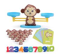 Coolstuffx Monkey Balance Educational Maths game for kids. Creative ways to play & learn counting, addition, subtraction and division. For Boys and Girls, Ages 5+