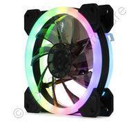 Cooltek Silent Fan 120 RGB LED 120mm Case Fan, 1200 RPM, 20.0 dBA, 36.0 CFM