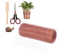 Coolty Copper Mesh or Pest, Mice, Snail and Rodent Control 5" X 20 Feet DIY Hole Filler Copper Fill Fabric for Homes, Gardens and Decor