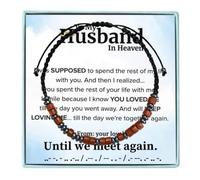 Coolvy Hug from Heaven Bracelet, Morse Code Bracelets for Women Men, Sympathy Gifts Loss of Loved One Until We Meet Again Memorial Bangle Remembrance Jewelry