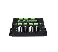 Coolwell Industrial Grade USB HUB, 4x Extended USB Ports, Switchable Two Inputs, Sharing Two Hosts
