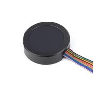 Coolwell RP2040 MCU Board Onboard 1.28 Inch Round Touch LCD with Accelerometer and Gyroscope Sensor Adopts CNC Metal Case 30 GPIO Pins