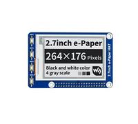 Coolwell Waveshare 2.7inch E-Ink Display HAT Epaper Display 264x176 Black White Color E-Paper Screen for Raspberry Pi 4B+ 4B 3B+ 3B 2B+ Zero Jetson Nano Ardui