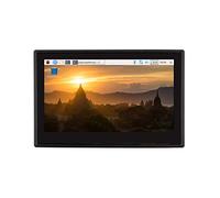 coolwell Waveshare 4.3inch Capacitive Touch Display for Raspberry Pi 4B/3B+/3B with Case&Cooling Fan IPS Screen Wide Angle MIPI DSI Interface Up to 5-Points Touch Driver Free