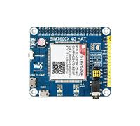 Coolwell Waveshare Raspberry Pi LTE Cat-4 4G 3G Cellular Modem SIM7600A-H 4G HAT for Raspberry Pi 4B+ 4B 3B+ 3B 2B+ Zero Jetson Nano Ardui GNSS Positioning for North America