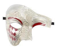 Coolwife Masquerade Mask Vintage Phantom Of The Opera One Eyed Half Face Costume