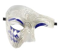 Coolwife Masquerade Mask Vintage Phantom Of The Opera One Eyed Half Face Costume