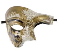 Coolwife Masquerade Mask Vintage Phantom Of The Opera One Eyed Half Face Costume