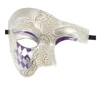 Coolwife Masquerade Mask Vintage Phantom Of The Opera One Eyed Half Face Costume