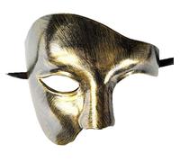Coolwife Masquerade Mask Vintage Phantom Of The Opera One Eyed Half Face Costume