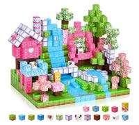 Coolzon 154PCS Magnetic Blocks-Magnetic Building Blocks for Kids Tiles Stacking Cubes Game,Mine Magnet Cubes Set Boys Girls Ages 3 4 5 6 7 8 9 Birthday Presents