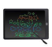 Coolzon LCD Drawing Tablet for Kids, 15 Inch Colourful Writing Pad Toddler Toys Erasable Doodle & Drawing Pad Writing Tablet Kids Travel Games for 2 3 4 5 6 7 Year Old Boys Girls (Black)