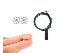 CooMax Spy Earpiece Bluetooth Hidden Wireless Earphones Invisible Headset Phone Microphone Exam - Mini Secret Headphone Listening Device Hearing Cheating (Spy Earpiece Vip Pro SuperMini Beige BT WM)