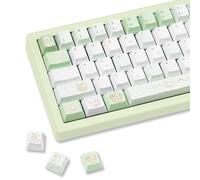 COOMICKEY Forest Deer Theme Keycaps 145 Keys, Cherry Profile Dye Sublimation Keycap, Cute Keyboard Caps 60% 75% 100%, Custom Keycaps for Cherry MX Switches Mechanical Gaming Keyboard