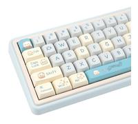 COOMICKEY PBT Keycaps, 149 Keys XDA Profile Dye Sublimation Keycaps Cute Cat KeyCap, Kawaii Anime Custom Key Cap Set for 60%, 65%, 75%, 100% Cherry MX Mechanical Keyboard