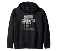 Coon Hunter The Man The Myth The Legend Zip Hoodie