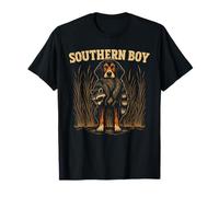 Coon Hunting Raccoon Hunter Hound Dog Southern Boy T-Shirt