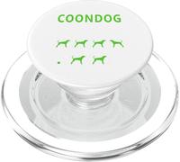 Coondog dog | Stubborn Coondog Tricks PopSockets PopGrip for MagSafe