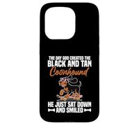 Coonhunter Pet Lover Smiled Black And Tan Coonhound Case for iPhone 15 Pro