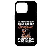 Coonhunter Pet Lover Smiled Black And Tan Coonhound Case for iPhone 16 Pro