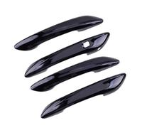 Coonig 4Pcs Car Exterior Front Rear Left Right Door Handle Cover Trim Set ABS Plastic Glossy Black for Hyundai for Elantra 2021 2022 Car Outer Door Handle Cover