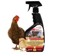 Coop Care Chick Fresh - Odor Control Spray for Backyard Chickens. Eliminator of Chicken Coop & Brooders Odor & Ammonia! 24 oz Poultry Spray Bottle Poultry Supplies from