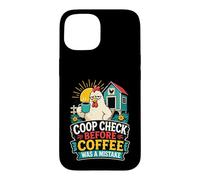 Coop Check Before Coffee Mistake Case for iPhone 15