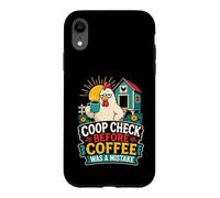 Coop Check Before Coffee Mistake Case for iPhone XR
