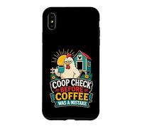 Coop Check Before Coffee Mistake Case for iPhone XS Max