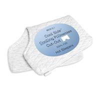 Coop Home Goods Cool Side Cut-Out Pillowcase, Queen Size Cooling Pillow Case for Hot Sleepers, Cut-Out Shape, Two-Sided Pillow Covers, Cozy Side & Cool Side, Ultra Soft Lulltra Cool Technology