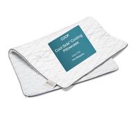 Coop Home Goods - Cooling Pillowcase for Hot Sleepers - Lulltra Cool Technology - Bamboo Derived Viscose Rayon and Jacquard - Smooth Breathable Both Sides Pillow Case Hidden Zipper (Queen)