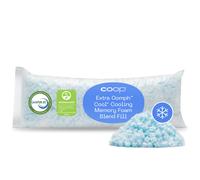 Coop Home Goods Extra Oomph Cool+ Pillow Fill Gel-Infused Plus Shaped Memory Foam Filling for More Airflow 1/2 Pound Filler for Eden Cool+ Pillows