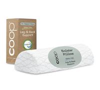 Coop Home Goods Four Position Adjustable Support Pillow Half-Moon Form with Insert Memory Foam Knee Pillow Leg Pillow Neck Pillow Lumbar Pillow -