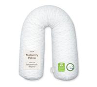 Coop Home Goods Original Adjustable Maternity Pillow, with Memory Foam and Washable Cover, Body Pillow for Pregnancy, Side Sleeper and Full Body Support During Pregnancy