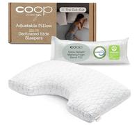 Coop Home Goods Original Cut-Out Adjustable Pillow, Queen Size Bed Pillows for Neck & Head Support, Memory Foam Pillows - Medium Firm for Side Sleeper, CertiPUR-US/GREENGUARD Gold