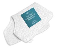 Coop Home Goods The Cool Side Cut-Out King Size Pillow Case, Cooling Pillow Cases for Hot Sleepers, Two-Sided Pillow Covers, Cozy Side & Cool Side, Ultra Soft Lulltra Cool Technology