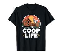 Coop Life Fresh Eggs Daily Farm Living Chicken T-Shirt