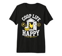 Coop Life Happy Chicken Farm Premium T-Shirt