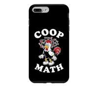 Coop Math Funny Backyard Chicken Poultry Keeper Case for iPhone 7 Plus/8 Plus