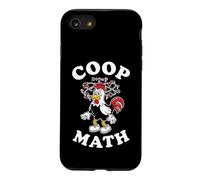 Coop Math Funny Backyard Chicken Poultry Keeper Case for iPhone SE (2020) / 7/8