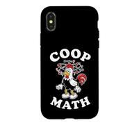 Coop Math Funny Backyard Chicken Poultry Keeper Case for iPhone X/XS