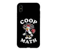 Coop Math Funny Backyard Chicken Poultry Keeper Case for iPhone XS Max