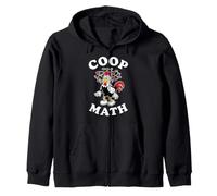 Coop Math Funny Backyard Chicken Poultry Keeper Zip Hoodie