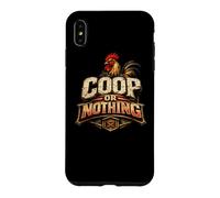 Coop of Nothing Hen Lover Backyard Flock Gift Case for iPhone XS Max