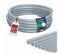 Coop Schlauchtechnik® Silicone Hose 6 mm Inner Diameter | 25 Metres | High Quality | Food Safe | Tasteless | -40 to 220 °C | Ideal for Food, Household, Aquarium, Laboratory, Industry