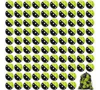 Coopay 100 Pack Baseball Practice Balls Plastic Training Balls Lightweight Hollow Softballs for Hitting, Baseball Training Indoor Outdoor Use