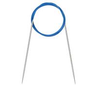 Coopay 2.25mm Circular Knitting Needles 120cm, Metal Circular Needles with Flexible Cable, Long Round Knitting Needles for Blankets Large Projects, Fixed Circle Knitting Pins for Arthritic Hands